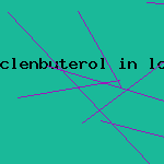 clenbuterol in loss weight woman